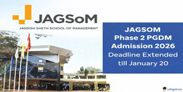 JAGSOM Extends Phase 2 PGDM Admission 2026 Deadline to January 20